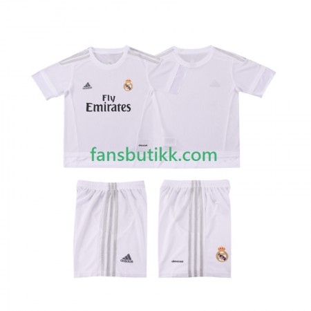 Fotballdrakt Real Madrid 2015 2016 Barn Retro Hjemmetrøye Kortermet